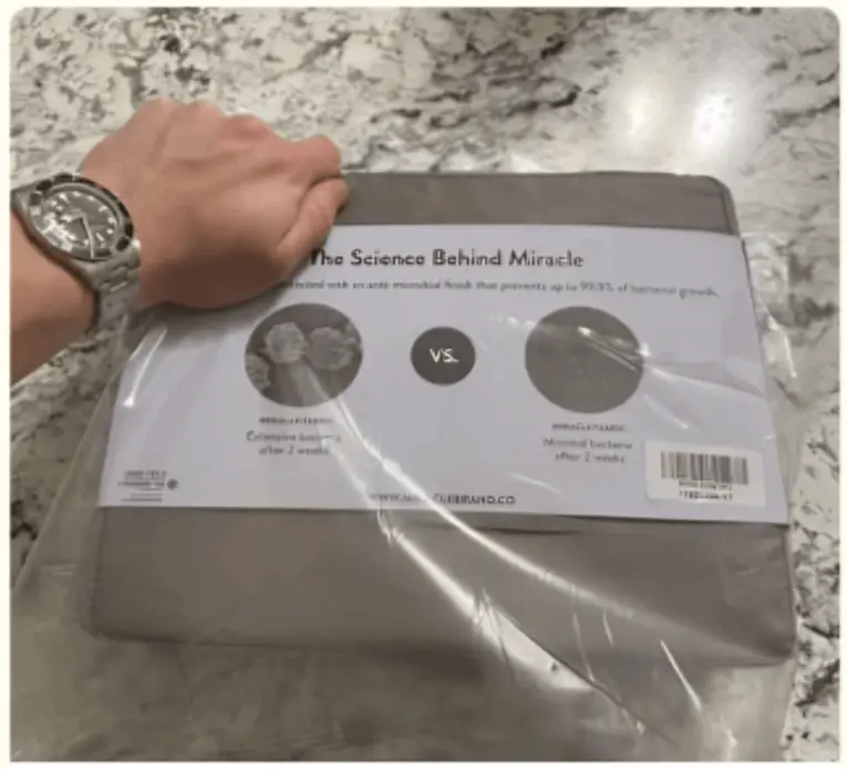 miracle made sheets customer