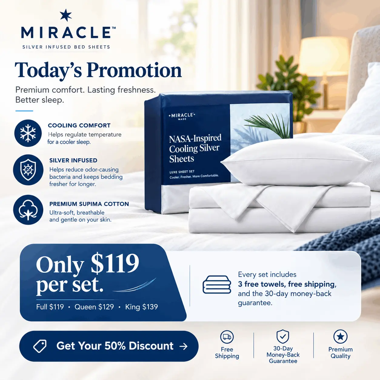 buy miracle sheets